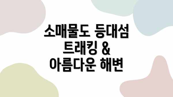 소매물도 등대섬 트래킹 & 아름다운 해변