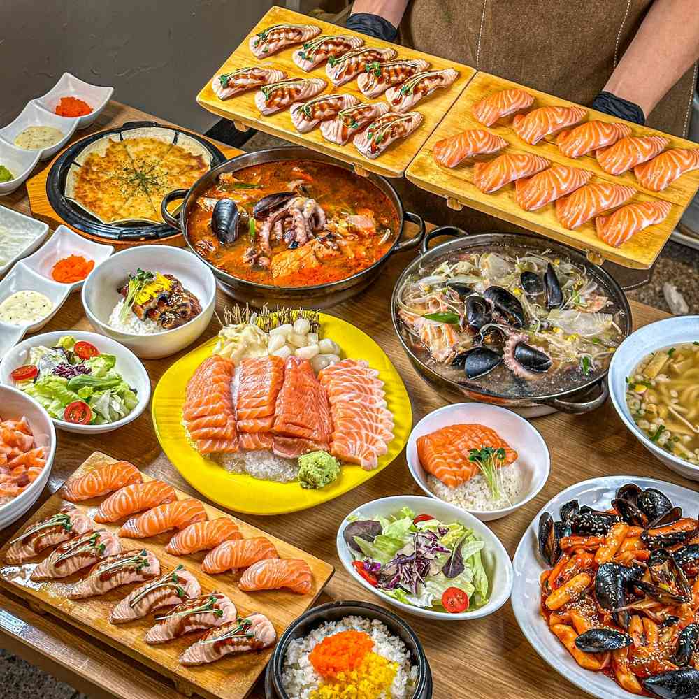 오로라연어 대표 메뉴