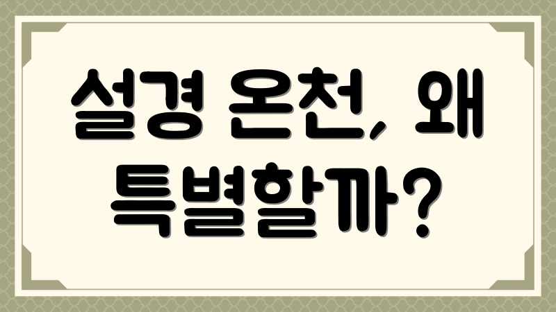 설경 온천, 왜 특별할까?