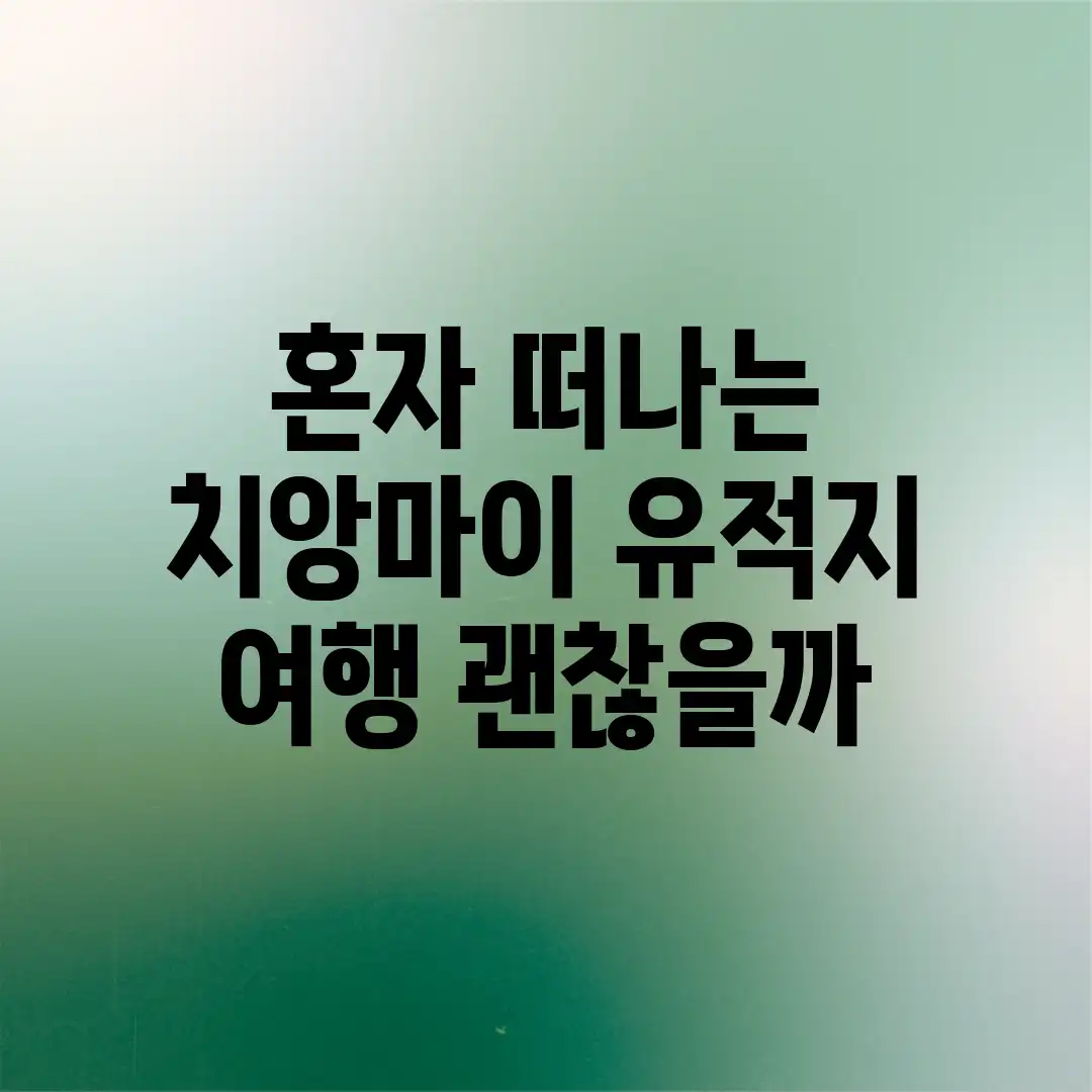 혼자 떠나는 치앙마이 유적지 여행, 괜찮을까? 혼자 떠나는 치앙마이 유적지 여행, 괜찮을까?