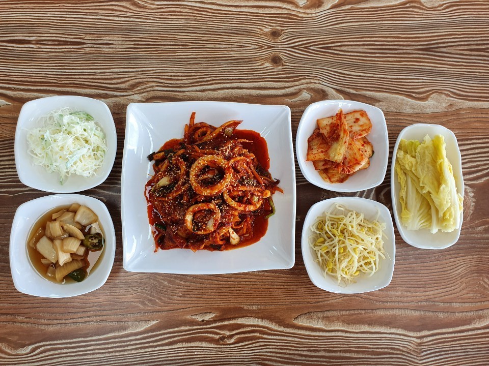 한올국수&오징어보쌈 대표 메뉴