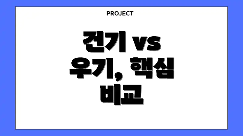 건기 vs 우기, 핵심 비교